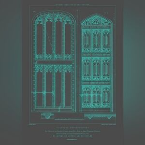Architectural Print: St Alban's Doors / Size A2